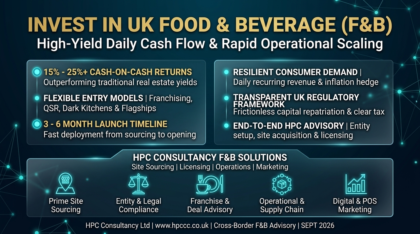Why Ukraine Investors Must Consider the UK Food and Beverage Sector as Their Primary Entry Point