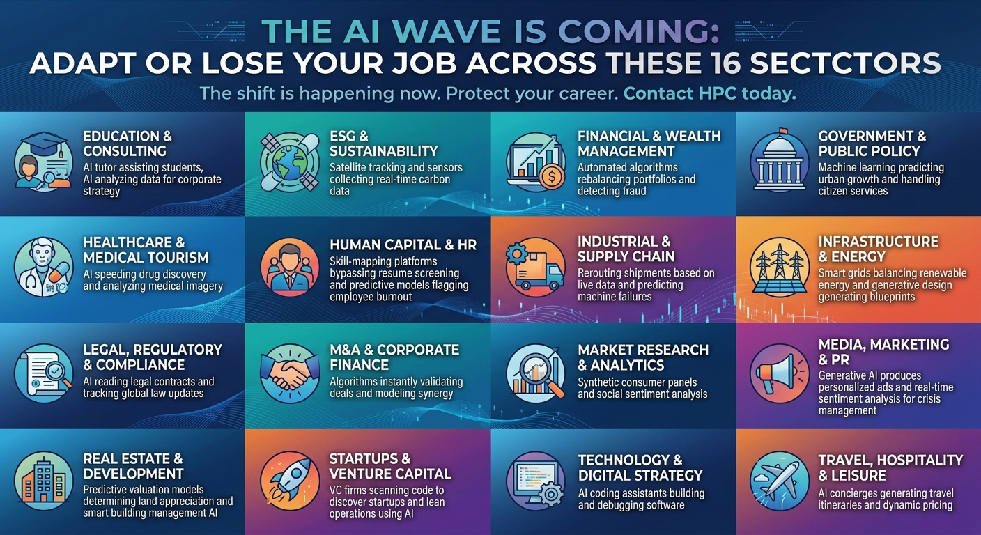 The AI Wave is Coming Ukraine: Adapt or Lose Your Job Across These 16 Sectors