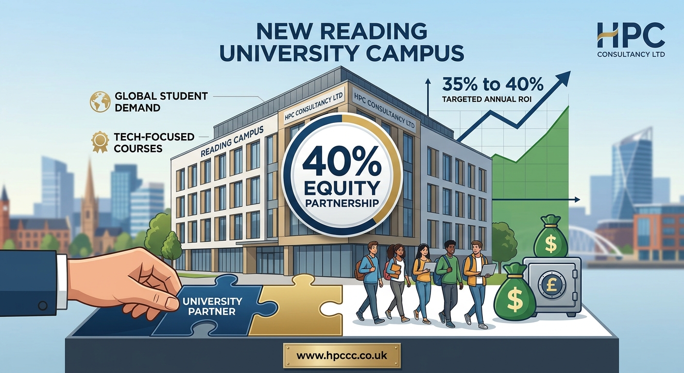 40% Equity Partnership in New Reading University Campus, seeking Ukraine Investor